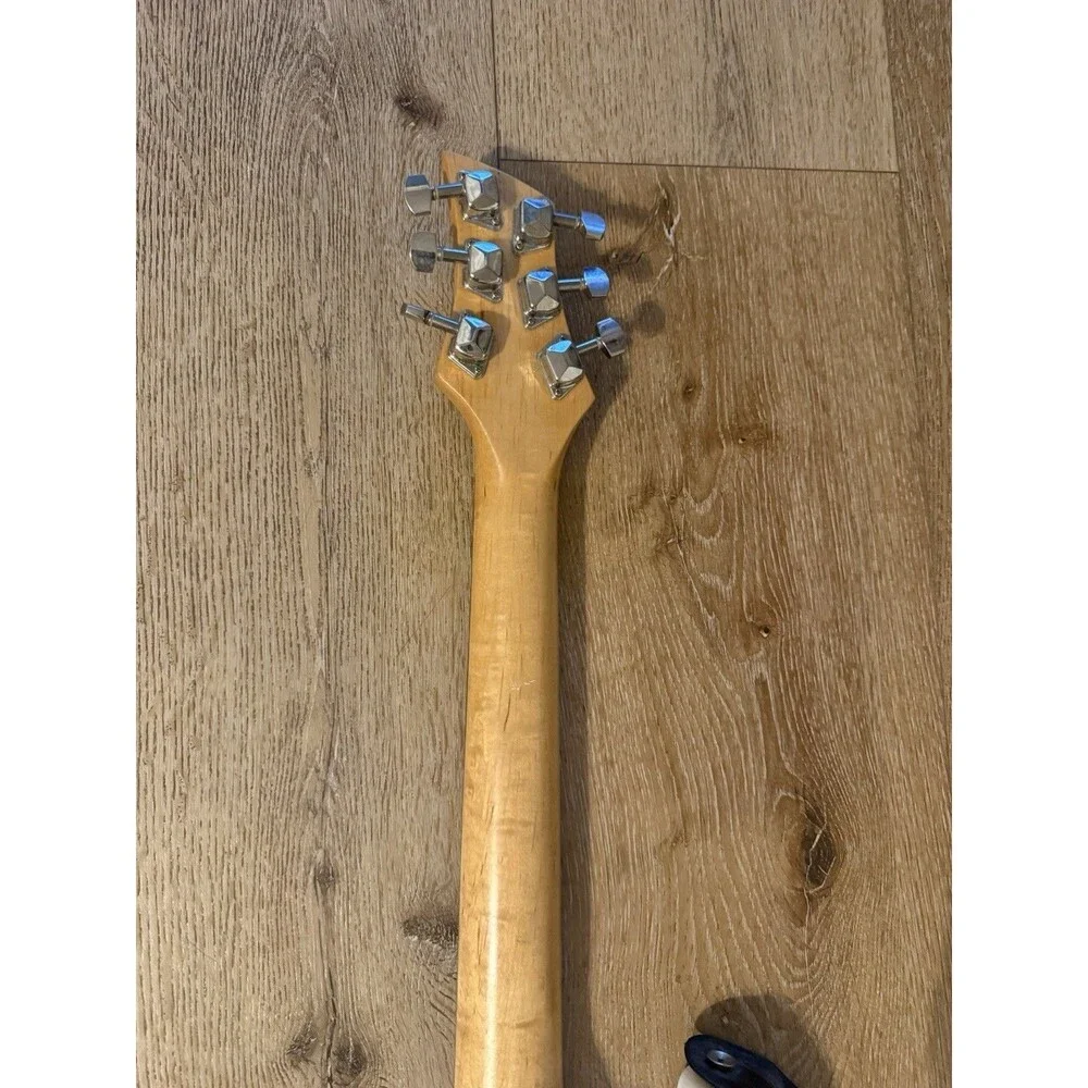 High End Nintendo Wii Logitech REAL WOOD Guitar Hero WIRELESS CONTROLLER